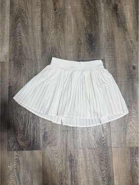 Lululemon Varsity High-Rise Pleated Tennis Skirt White Athletic Skort 2